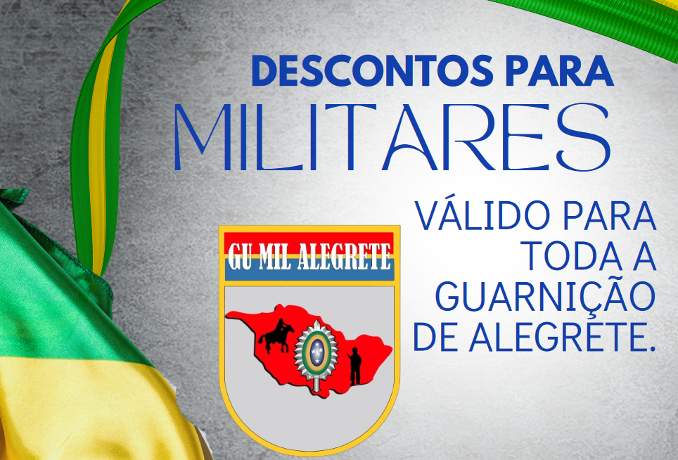 Descontos para Militares